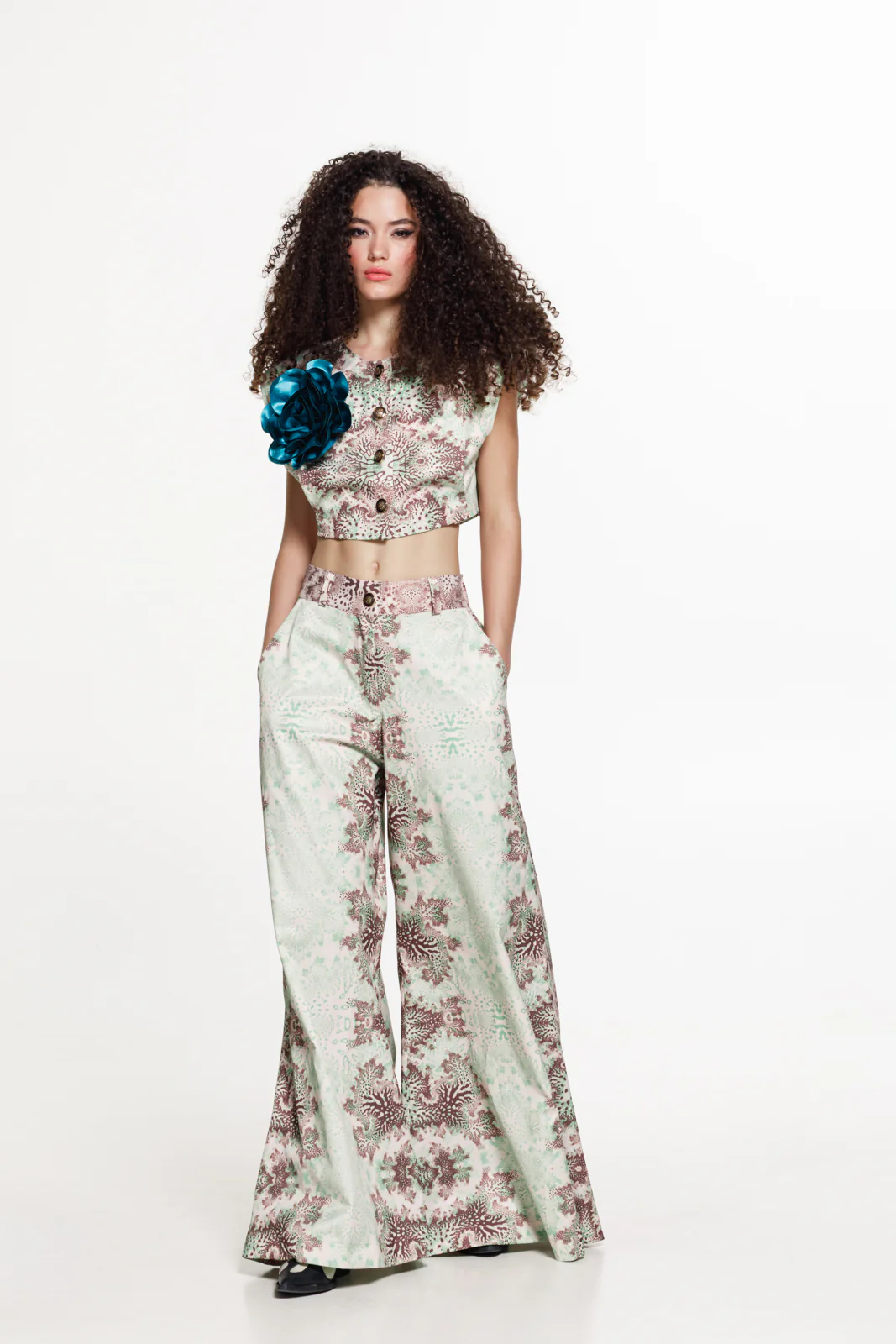 Raisa Pants Printed Green - Image 2