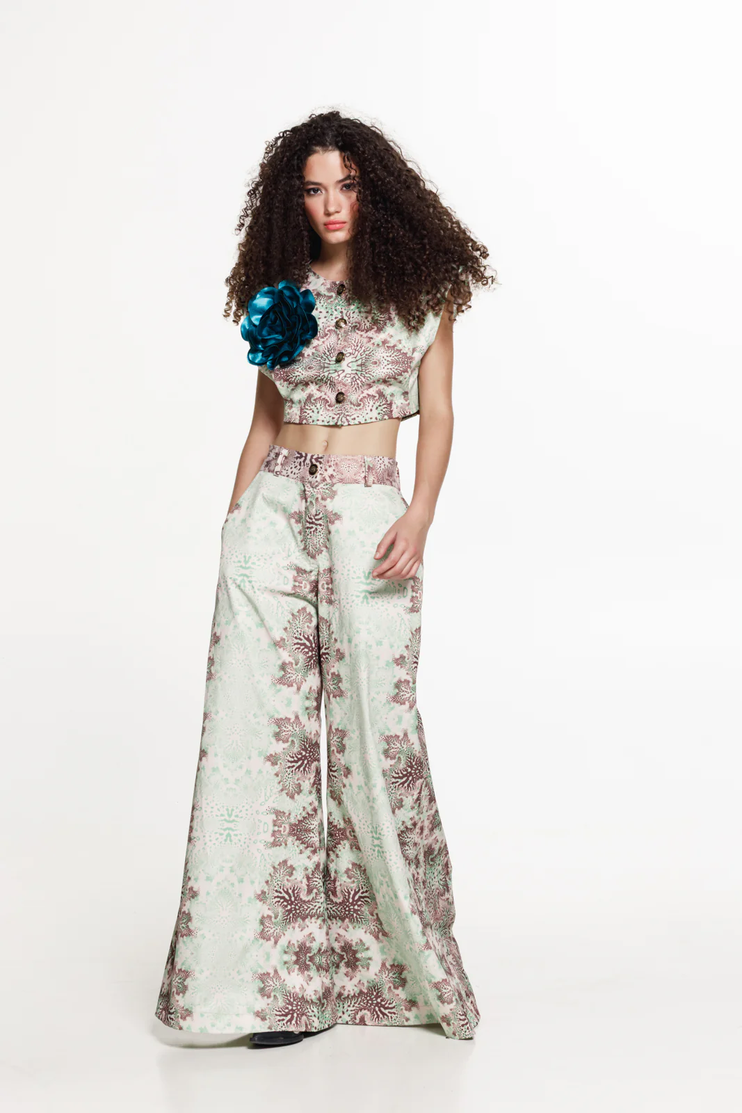Raisa Pants Printed Green - Image 5