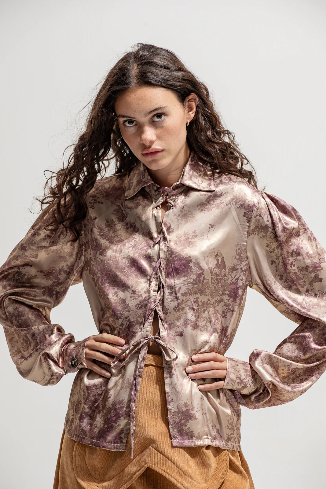 Salish Shirt Printed Purple - Image 4