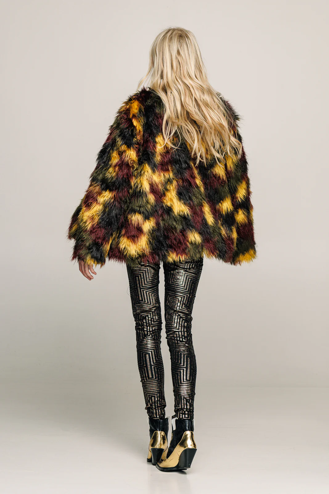 Sani Eco-Fur Coat Polychrome - Image 6