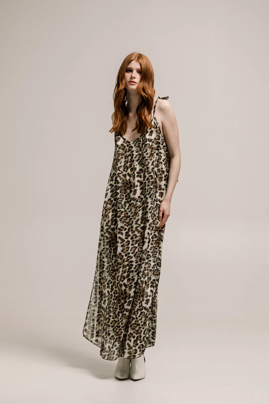 Tarlo Dress Printed Aqua Blue - Image 3