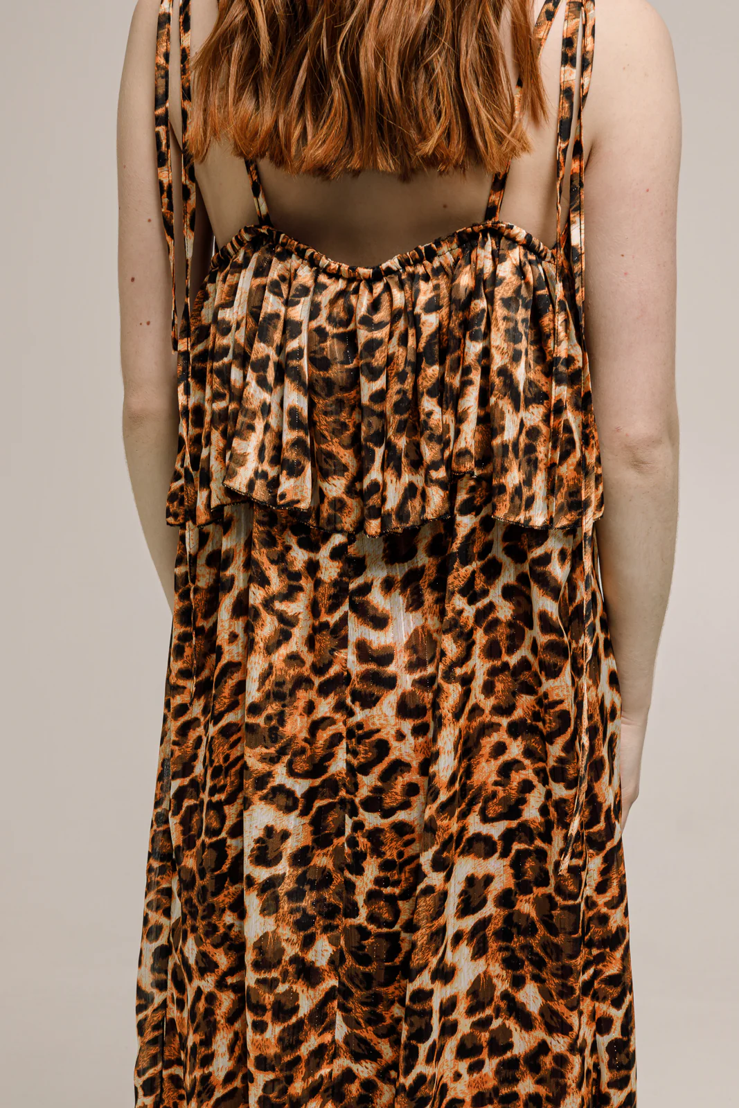 Tarlo Dress Printed Copper - Image 4