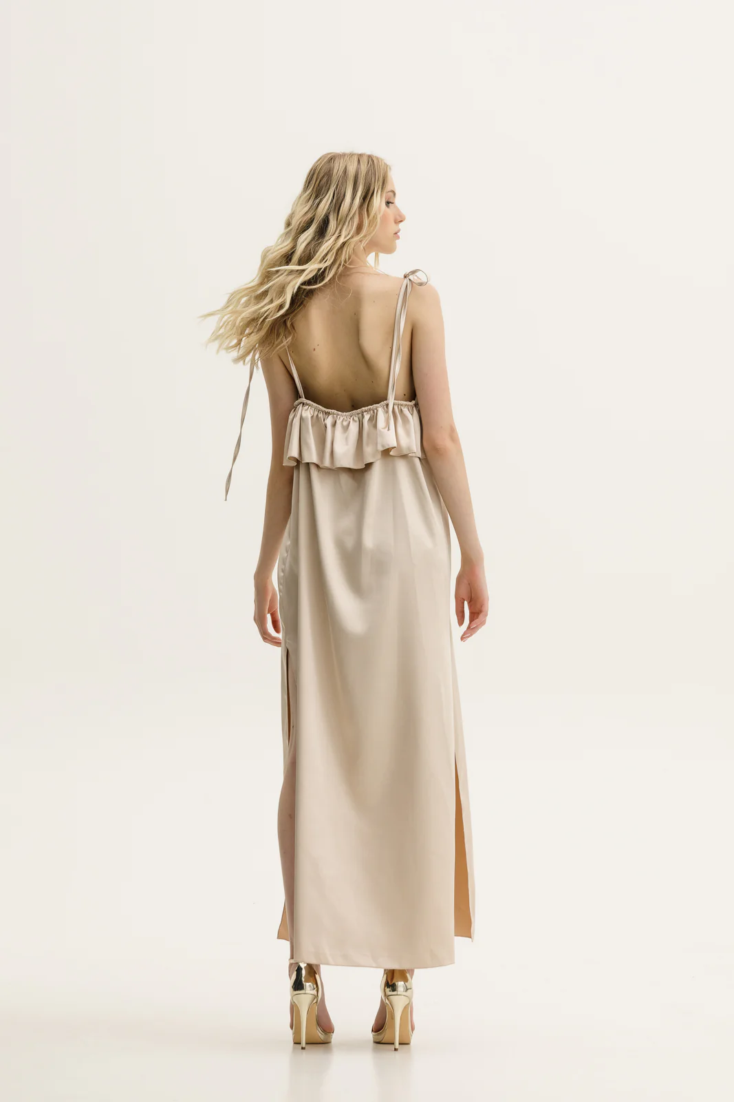 Tarlo Dress Vanilla - Image 3
