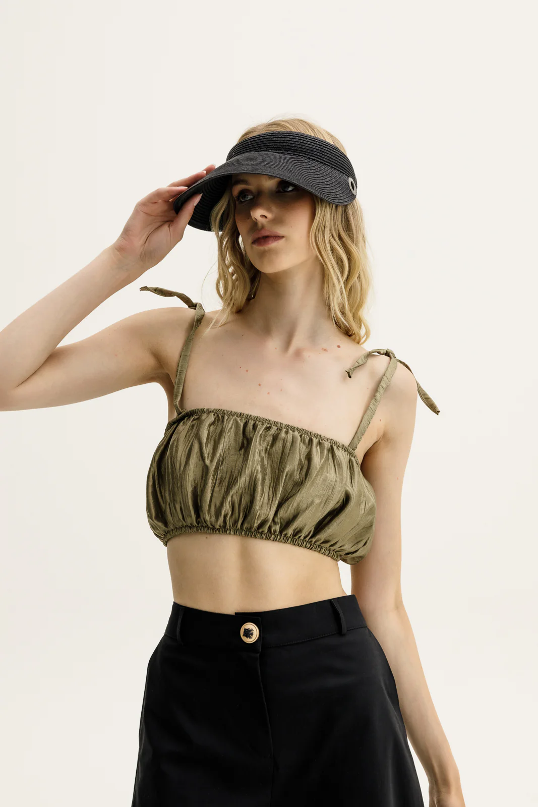 Tayen Top Olive Green - Image 3