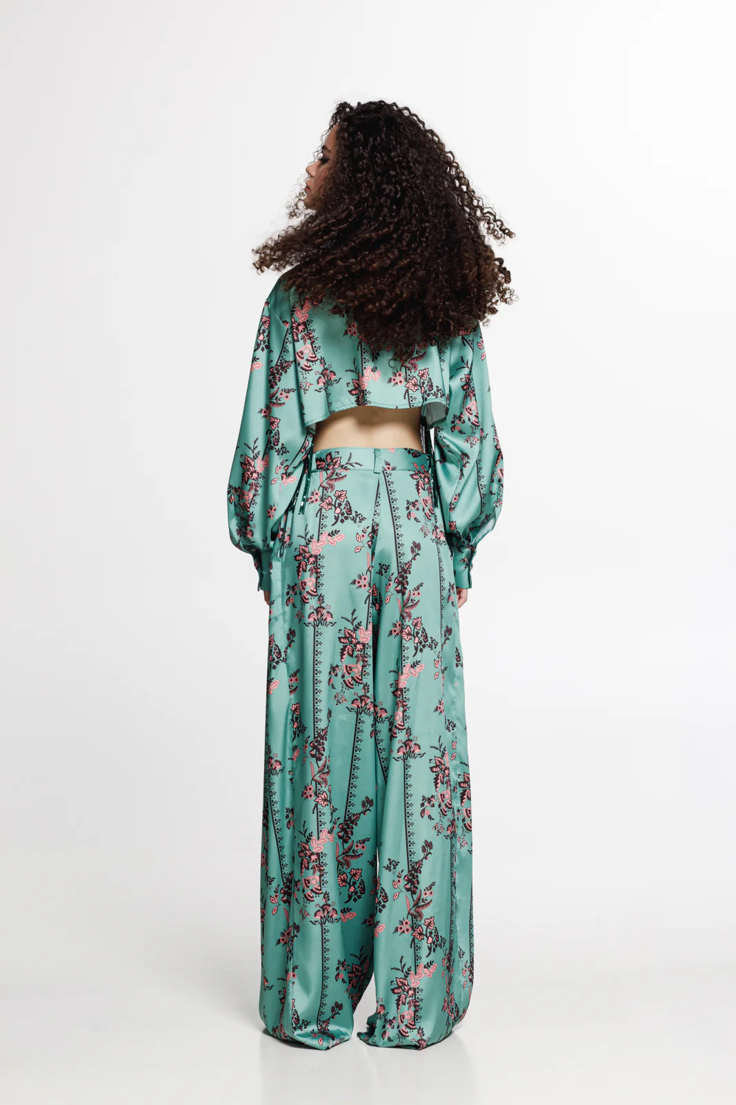 Tenaya Pants Printed Emerald Green - Image 4