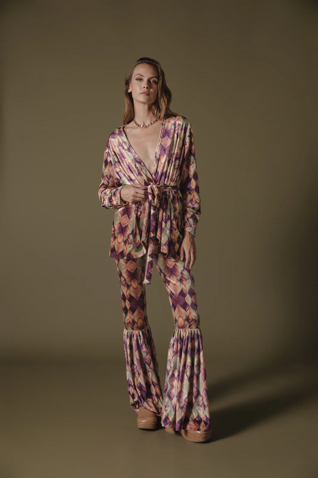 Aponi Tunic Printed Purple - Image 6