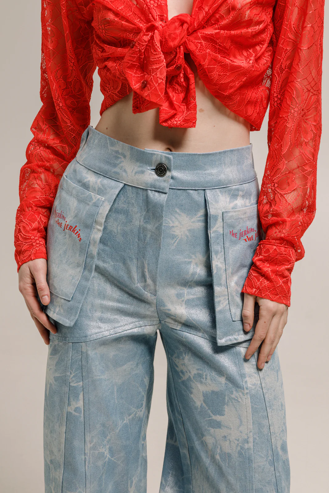 Chitto Pants Denim Light Blue - Image 3