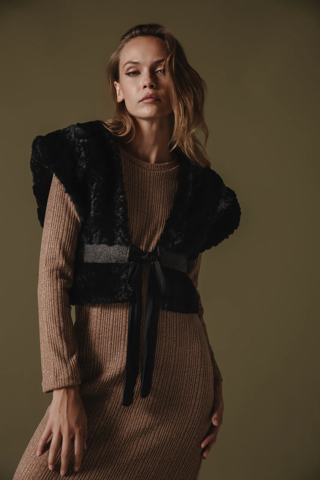 Nokona Eco-Fur Vest Black - Image 3