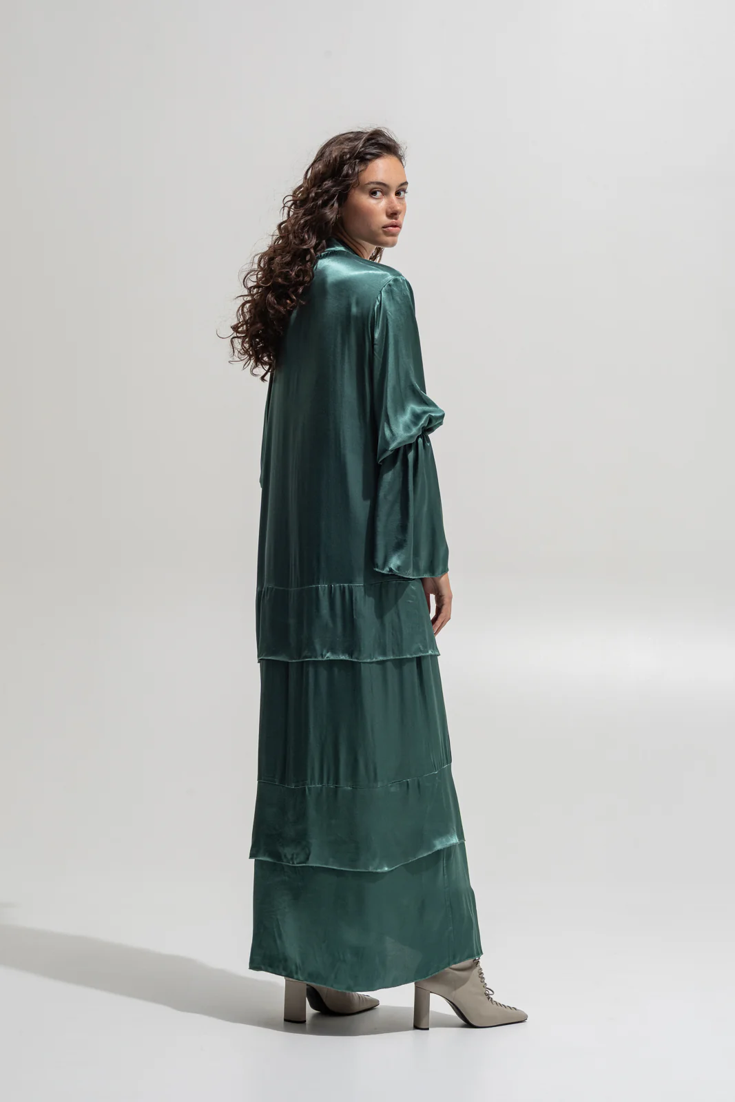Wanetta Dress Forest Green - Image 5