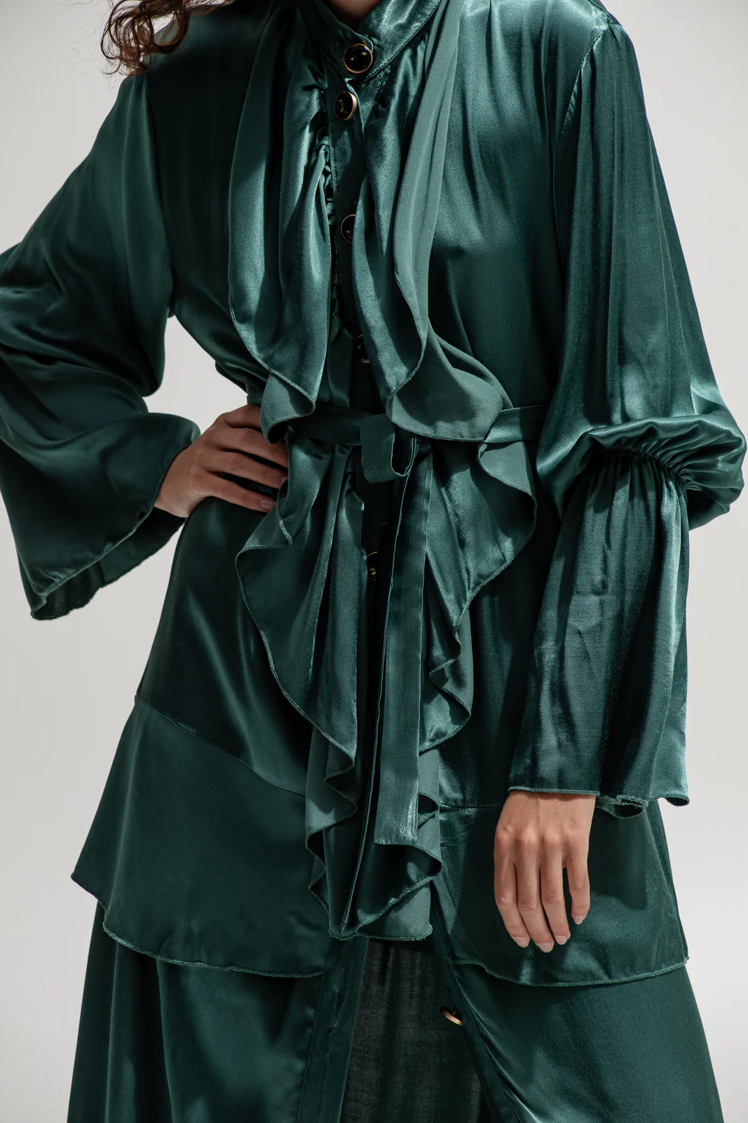 Wanetta Dress Forest Green - Image 7