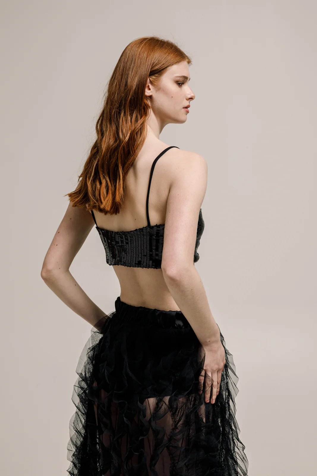 Tyee Bralette Sequined Black - Image 3