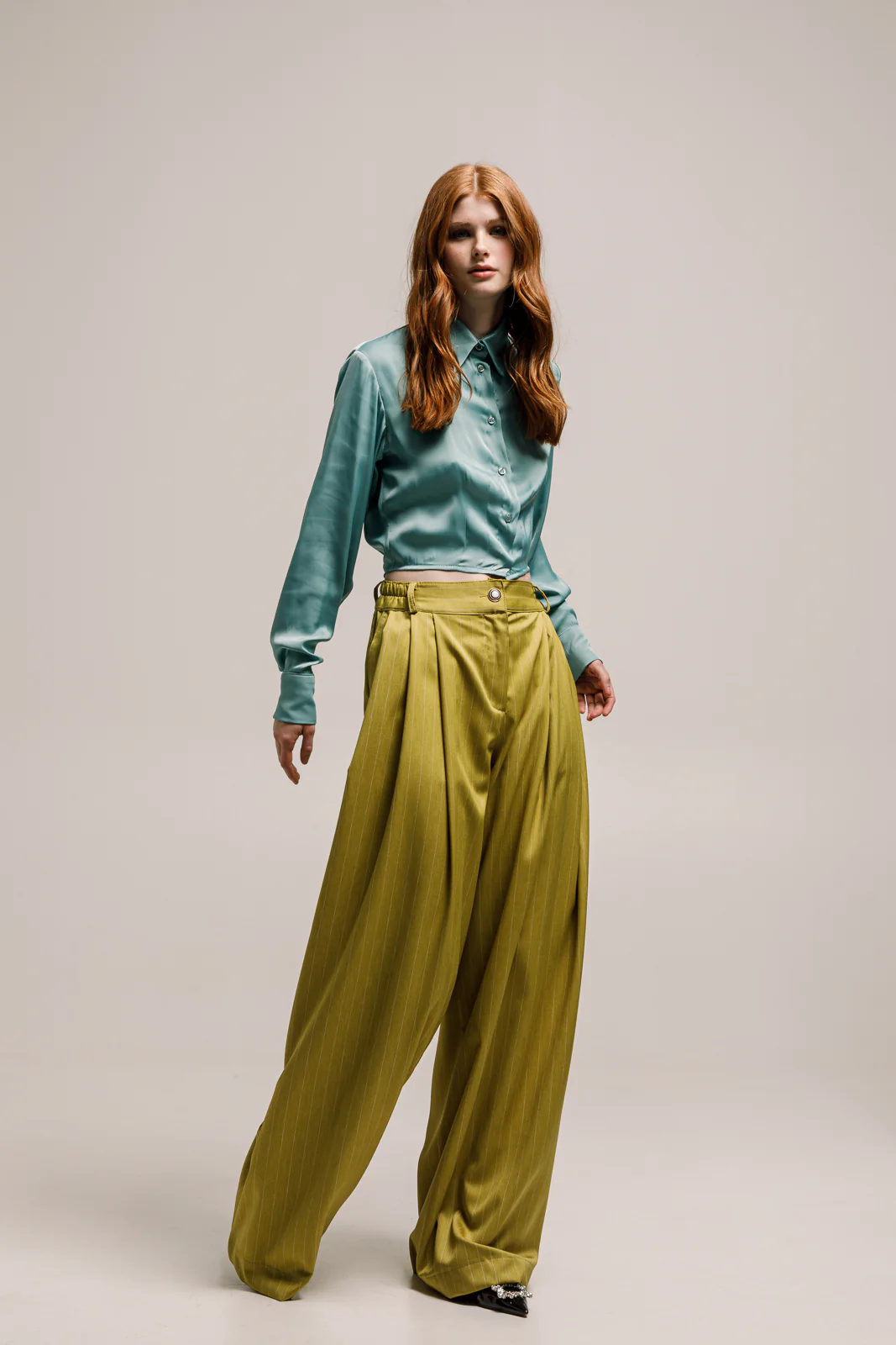 Uba Shirt Aqua Green - Image 3