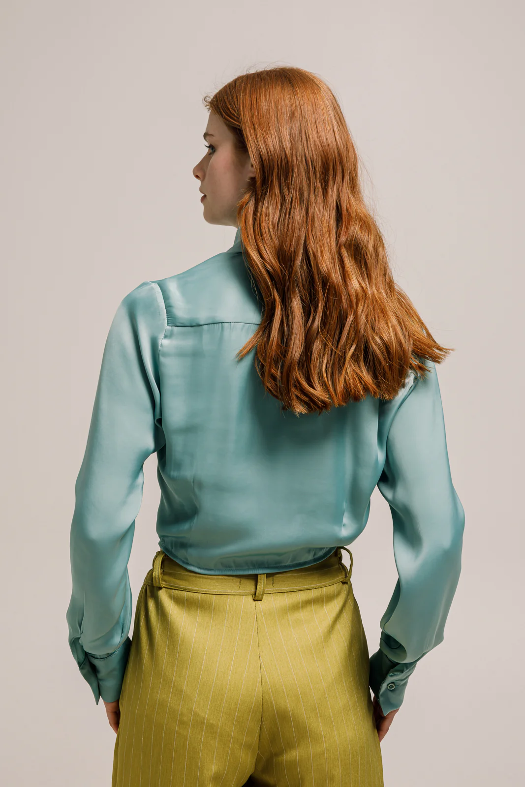 Uba Shirt Aqua Green - Image 4