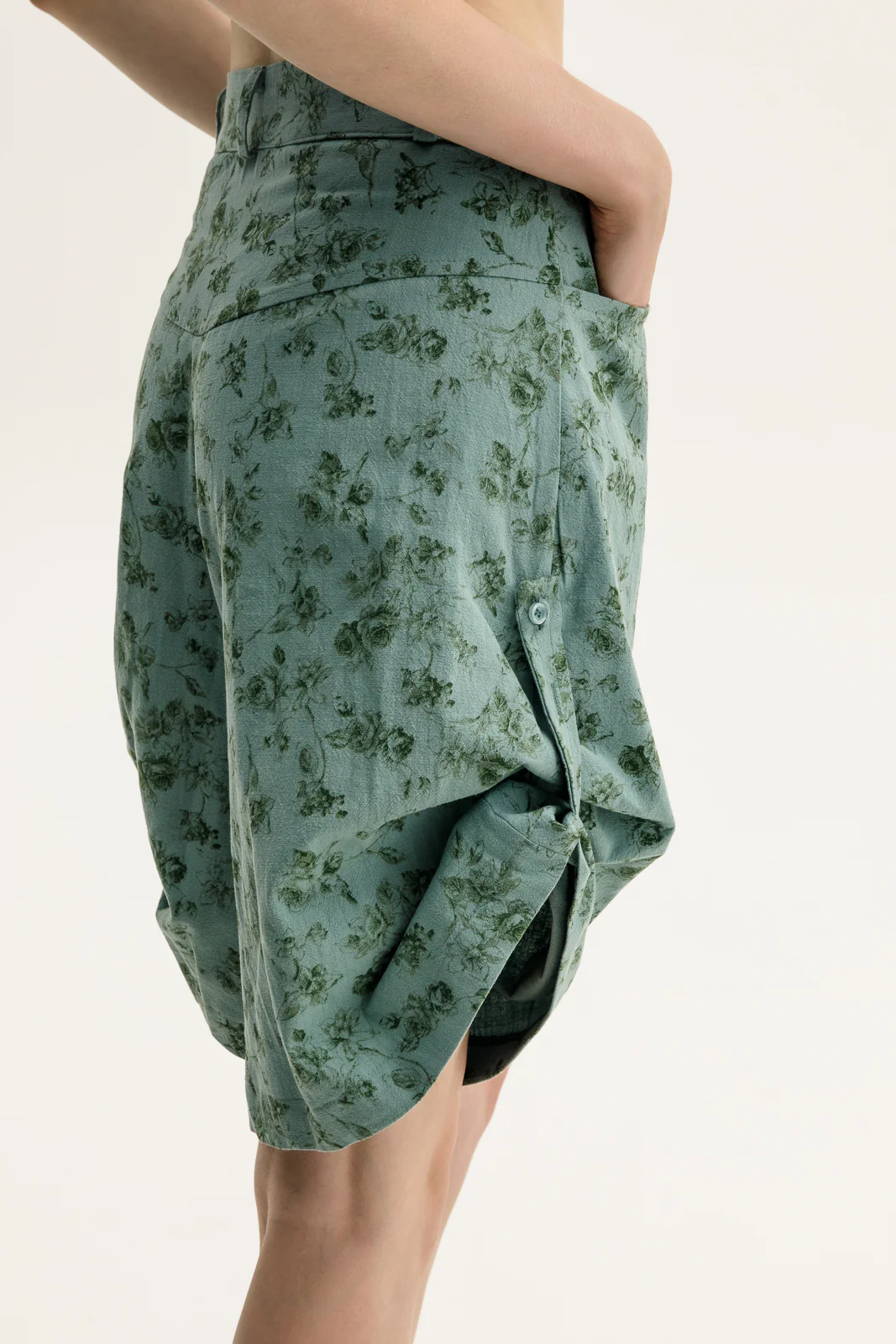 Yahto Shorts Printed Mint - Image 3