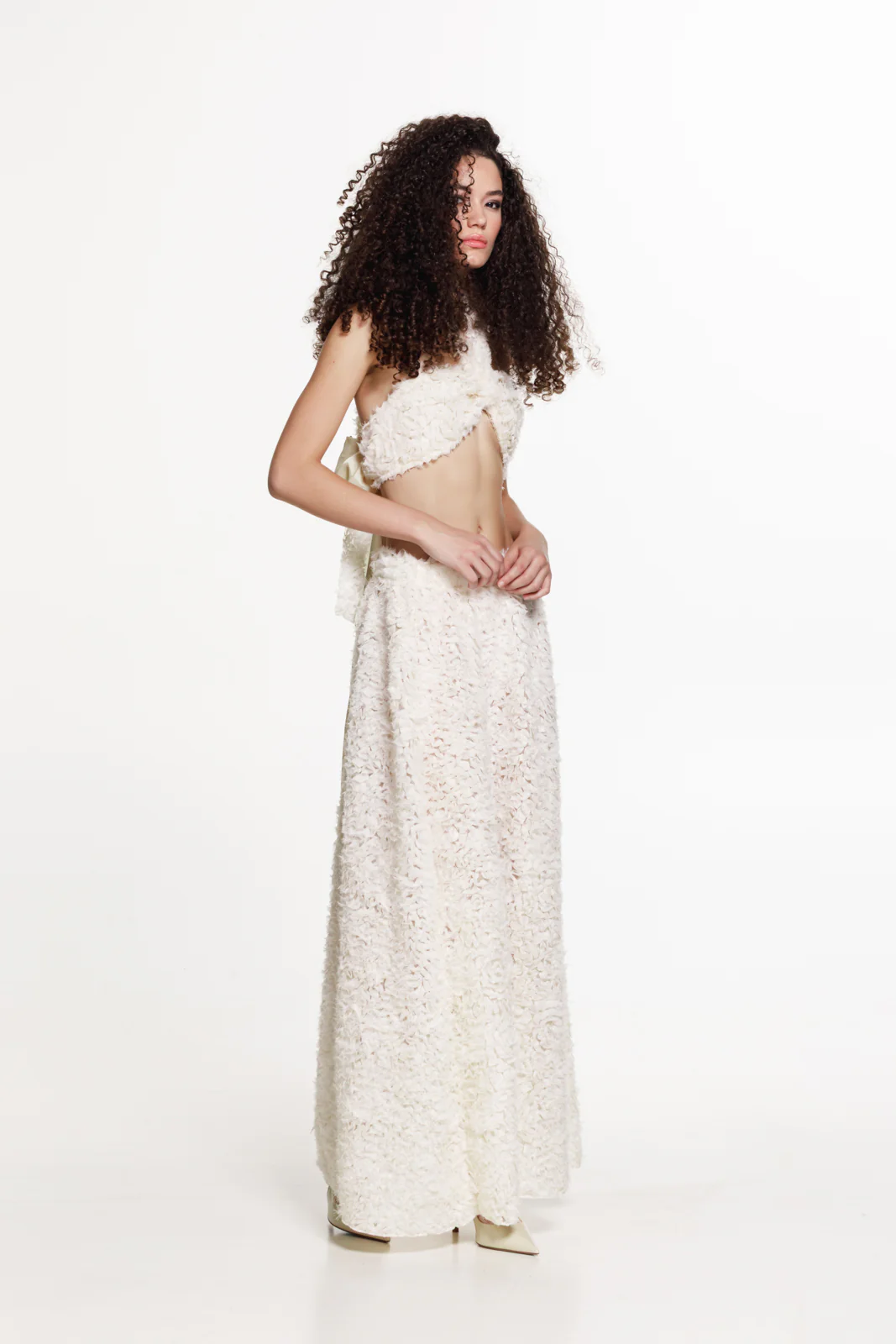 Yuma Tulle Skirt Vanilla - Image 2