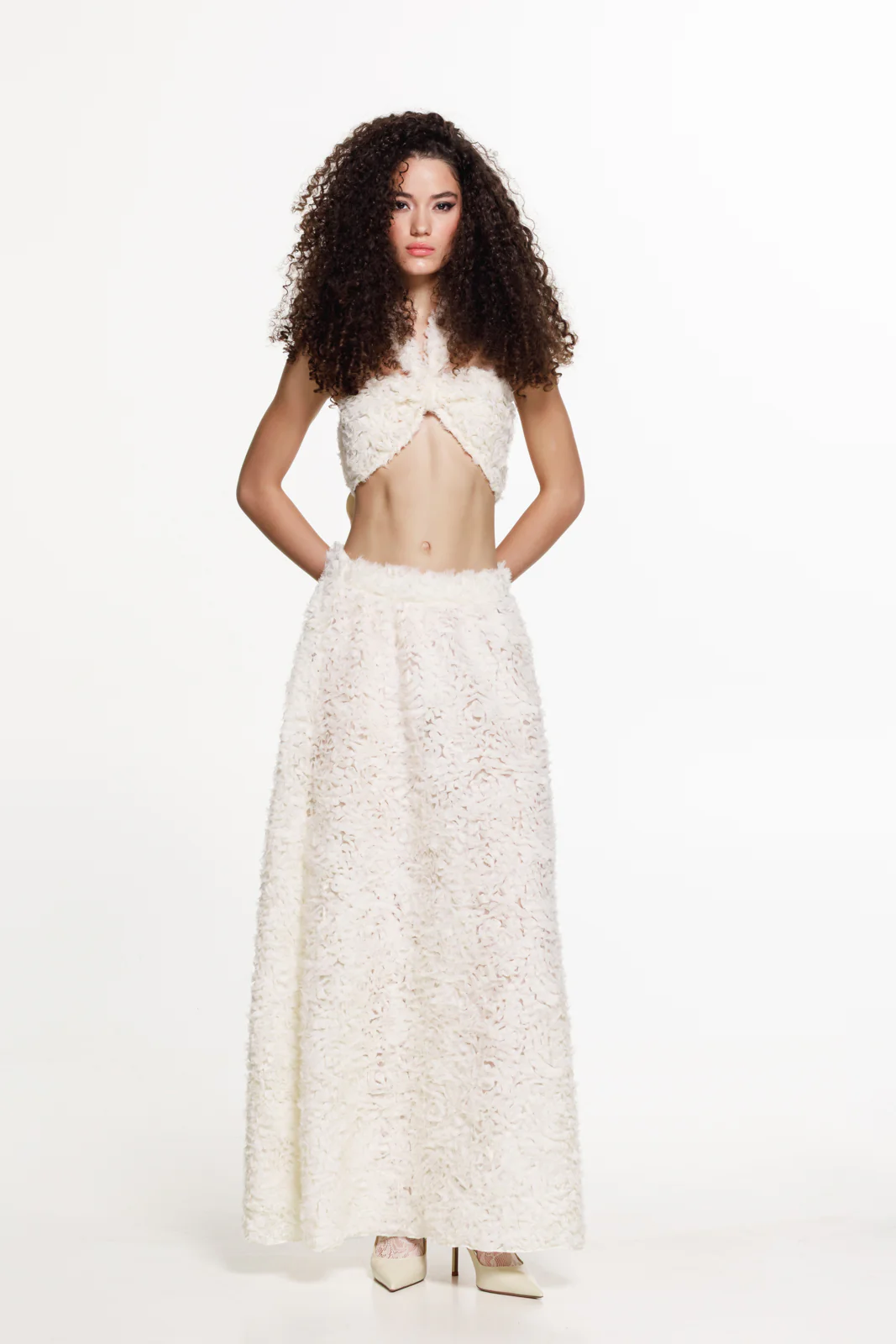 Yuma Tulle Skirt Vanilla - Image 4
